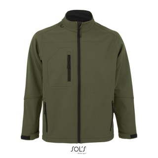 Chaqueta de hombre con cremallera softshell personalizable